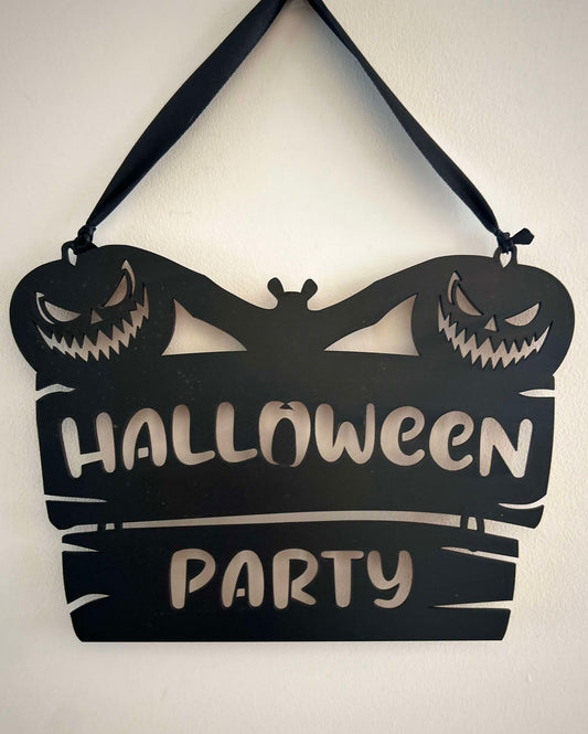 Halloween Party Sign