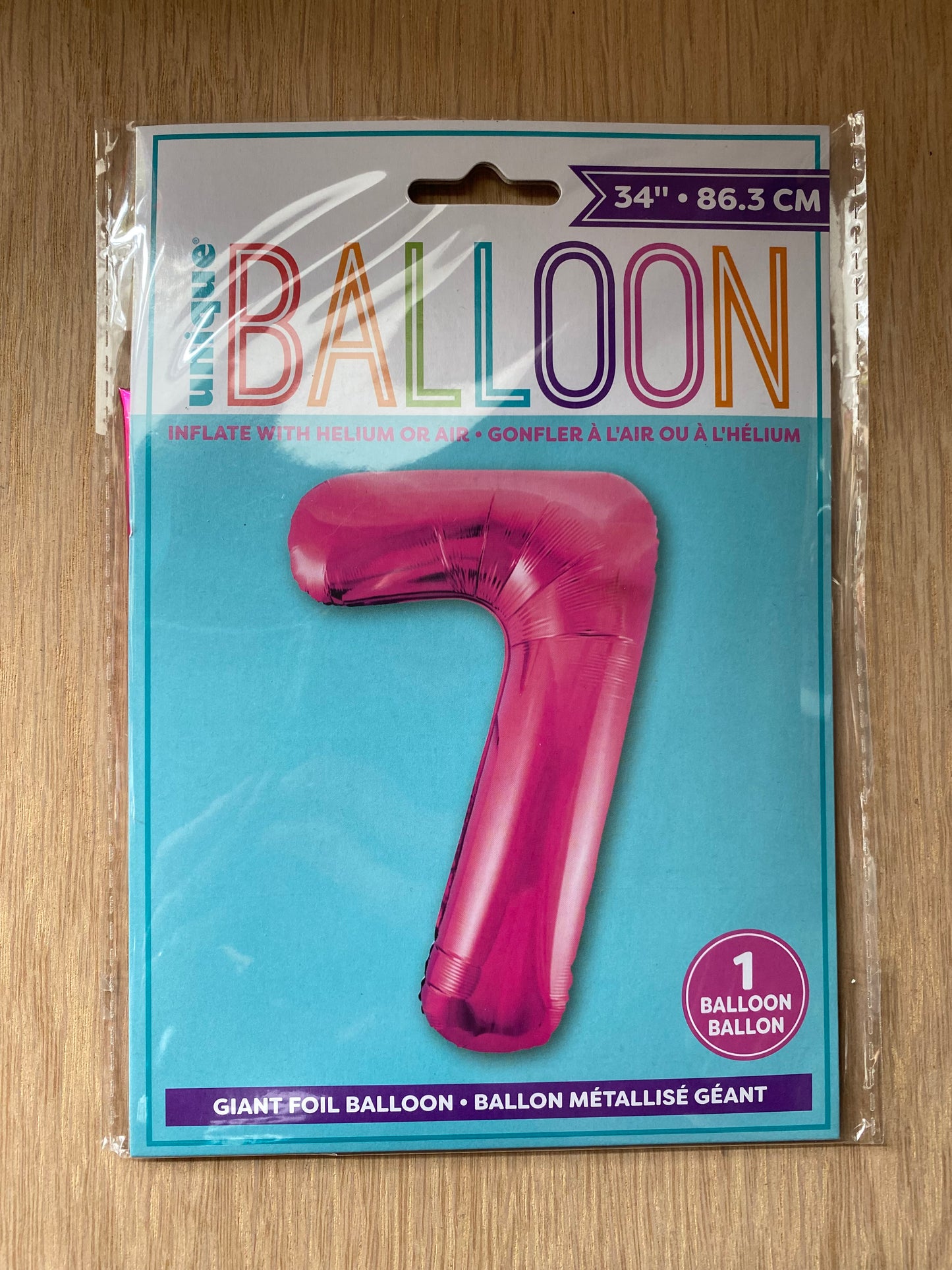 Pink Giant 7 Balloon