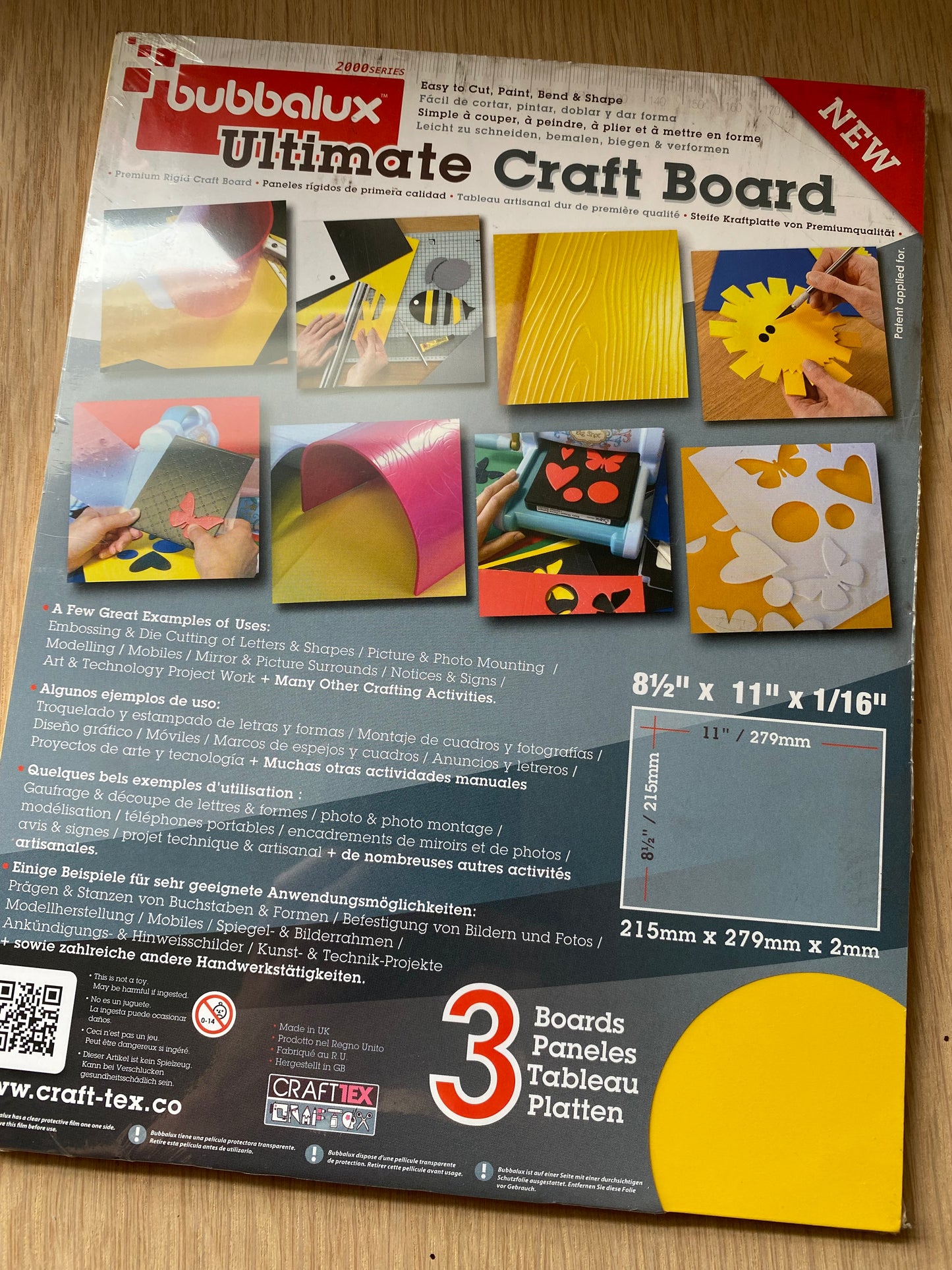 Craft Boards (Pack of 3)
